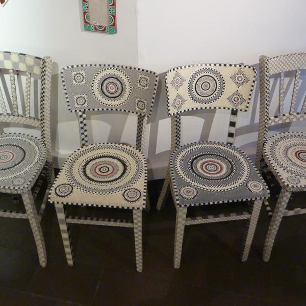 4 Chaises Cible
